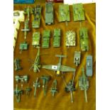 Large Collection of Dinky - Corgi - Die Cast Army Vehicles etc