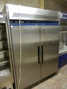 Williams Stainless Steel 2 Door Refrigerator Model HG2TSA