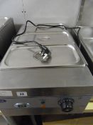 Ace Catering Counter Top 3 Pot Bain Marie Ref B4