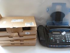Philips Fax Machine & 4 Panasonic Blank Slot Covers