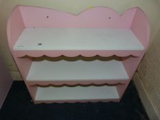 Pink & White Wall Shelf