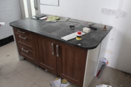 Slate Top Set of Cupboards with Granite Sides