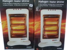 *2 Connect-IT 1200 Watt Halogen Heaters