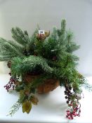 *Festive Hanging Basket