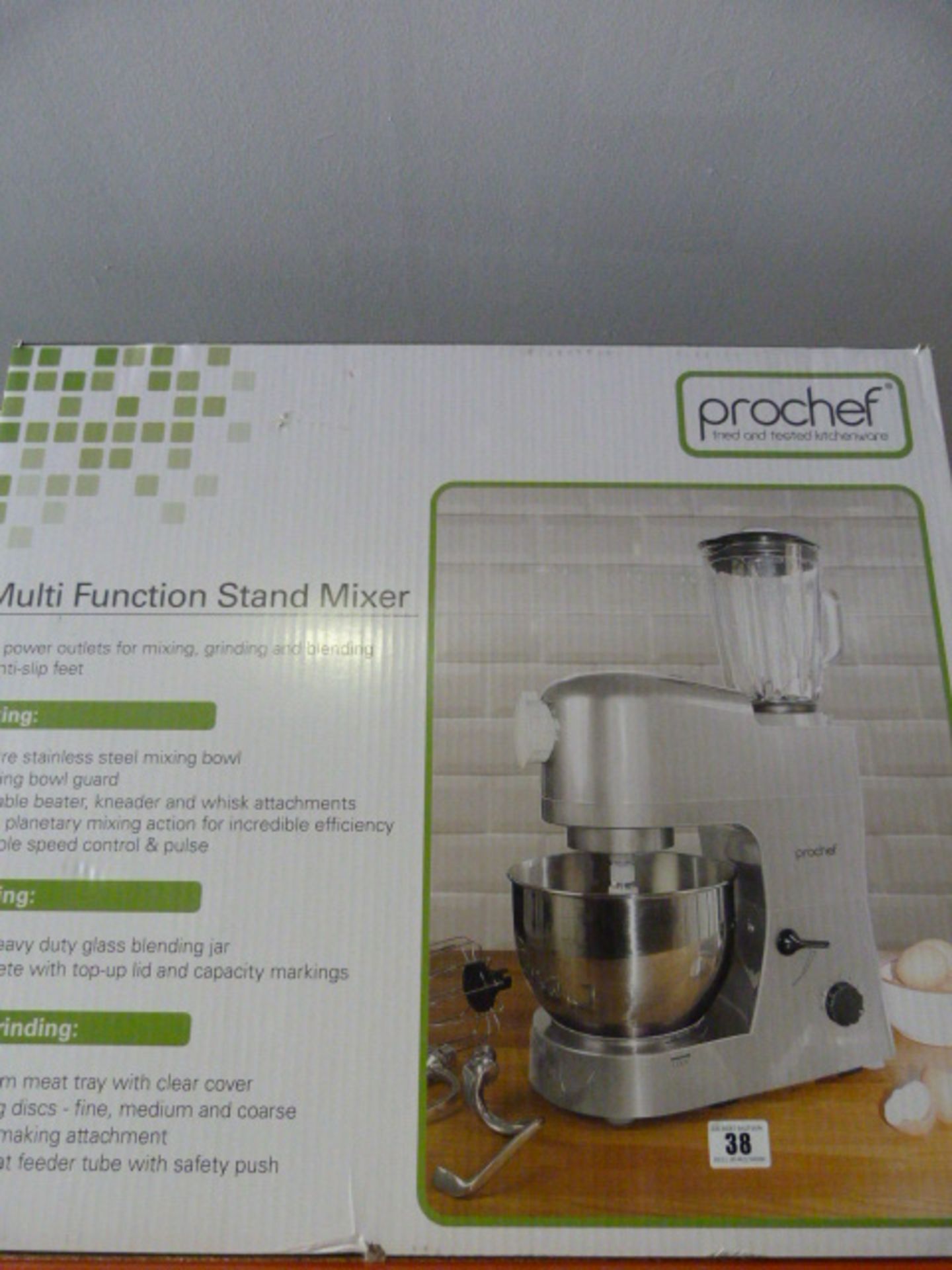 *Pro Chef Multi-Function Stand Mixer