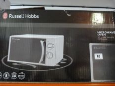 *Russel Hobbs 17L White Microwave Oven