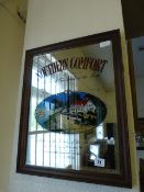 Framed Southern Comfort Picture Mirror