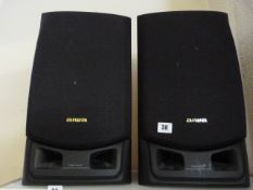 Pair of Aiwa Twin Duct Speakers