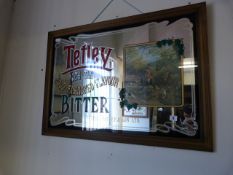 Large Tetley Bitter Picture Mirror