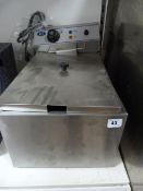 Ace Catering Single Basket Counter Top Electric Fryer Model Number AFS17S