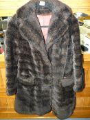 Lady's 3/4 Length Fur Jacket