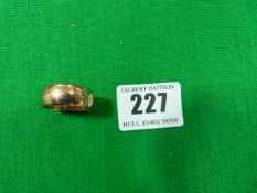 Gent's 9ct Gold Wedding Ring Weighing 6.2gms