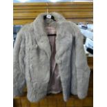 Lady's 3/4 Coney Fur Jacket