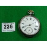 Solid Silver Pocket Watch