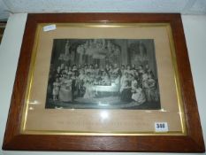 Framed Print Depicting The Royal Family of Great Britain 1897