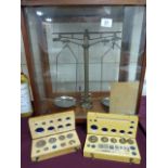 Cased Set of Scales & 2 Cased Sets of Weights