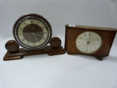 2 Art Deco Mantle Clocks