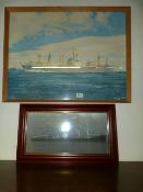 Framed Picture Depicting The Ben Valla & Another
