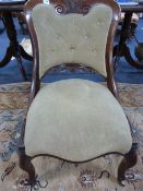 Victorian Walnut Framed Chair