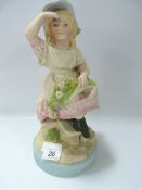 Bisque Figurine of A Young Girl