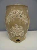 Early Ceramic Rum Keg