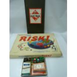 Early Waddingtons Risk Game & Early Monopoly Set