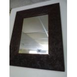 Ornate Mahogany Framed Mirror