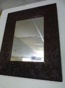 Ornate Mahogany Framed Mirror