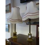Corinthian Style Table Lamps & Shades
