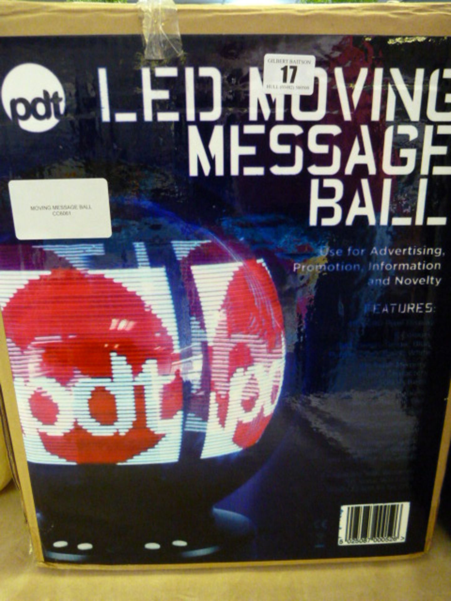 *MOVING MESSAGE BALL