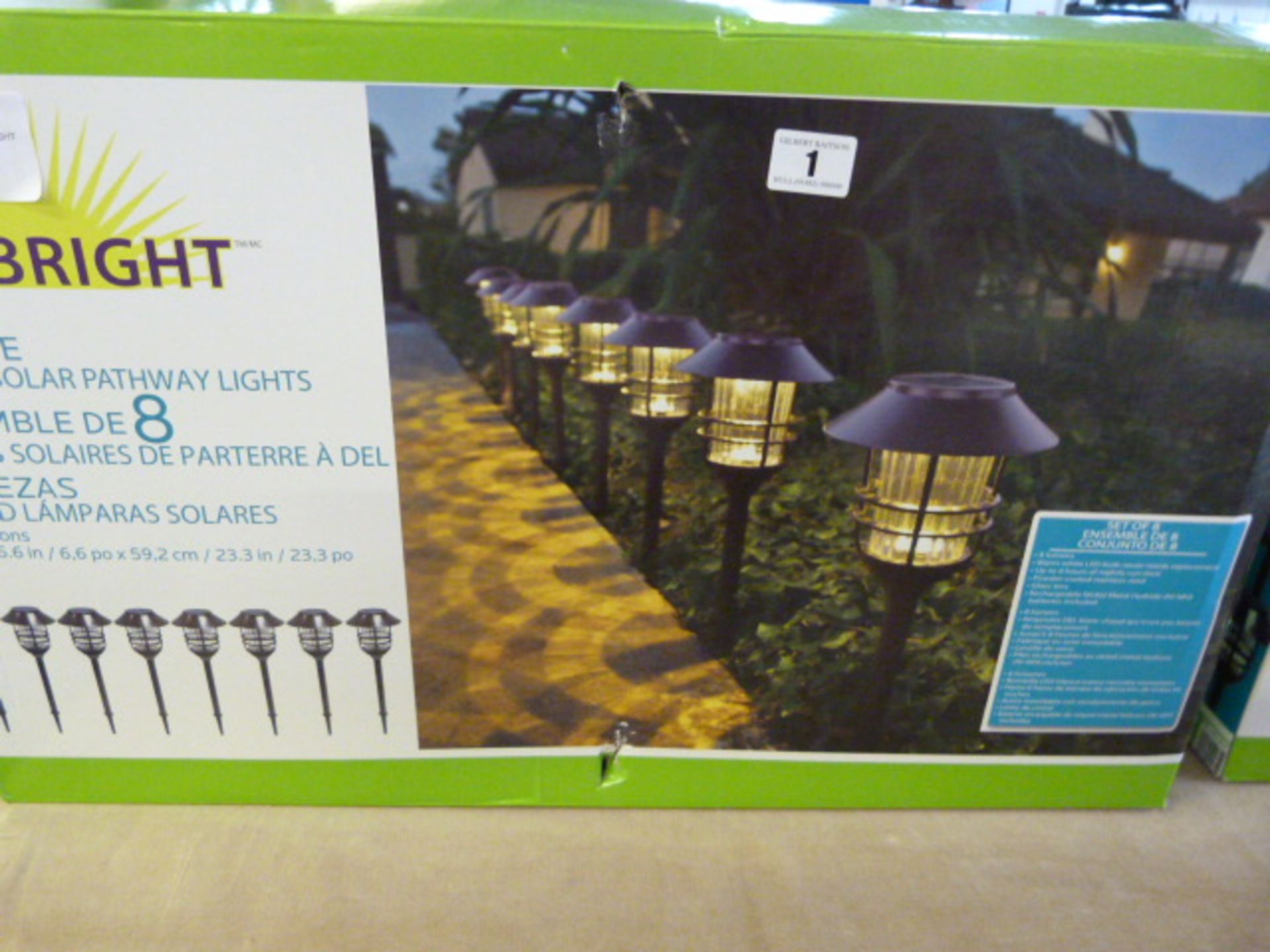 *LARGE SOLAR PATHWAY LIGHT