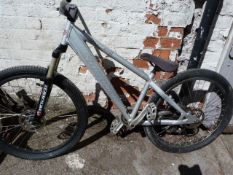 Gents Saracen Bomber Mountain Bike- Silver and Grey