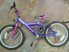 Childrens Pro Bike Mountain Bike - Purple and Pink