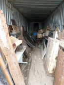 Contents of Lot 21 - Containing Architectural Timbers, Paneling, Picture Frames Etc