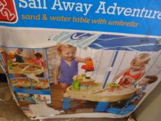 Step 2 Sail Away Adventure Sand and Water Table with Umbrella