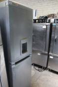Beko Upright Fridge Freezer with Water Dispenser in Silver Finish