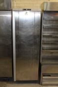 Gram Stainless Steel Single Door Upright Refrigerator Model F400RU
