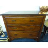 Oak Chest of 3 Drawers