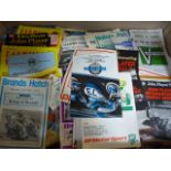 Large Quantity of Motor Cycle Programmes - Cadlwell Park - Malory Park - Brands Hatch etc
