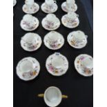 12 Royal Crown Derby Posy Pattern Coffee Cans & Saucers