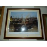 Framed Adrian Thompson Print - Tricky Manouvers