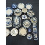 2 Boxes of Blue & White China Wares