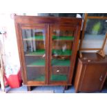 Mahogany Display Cabinet