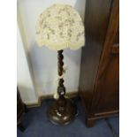Art Deco Standard Lamp with Shade