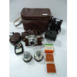 Collection of Old Cameras & Equipment