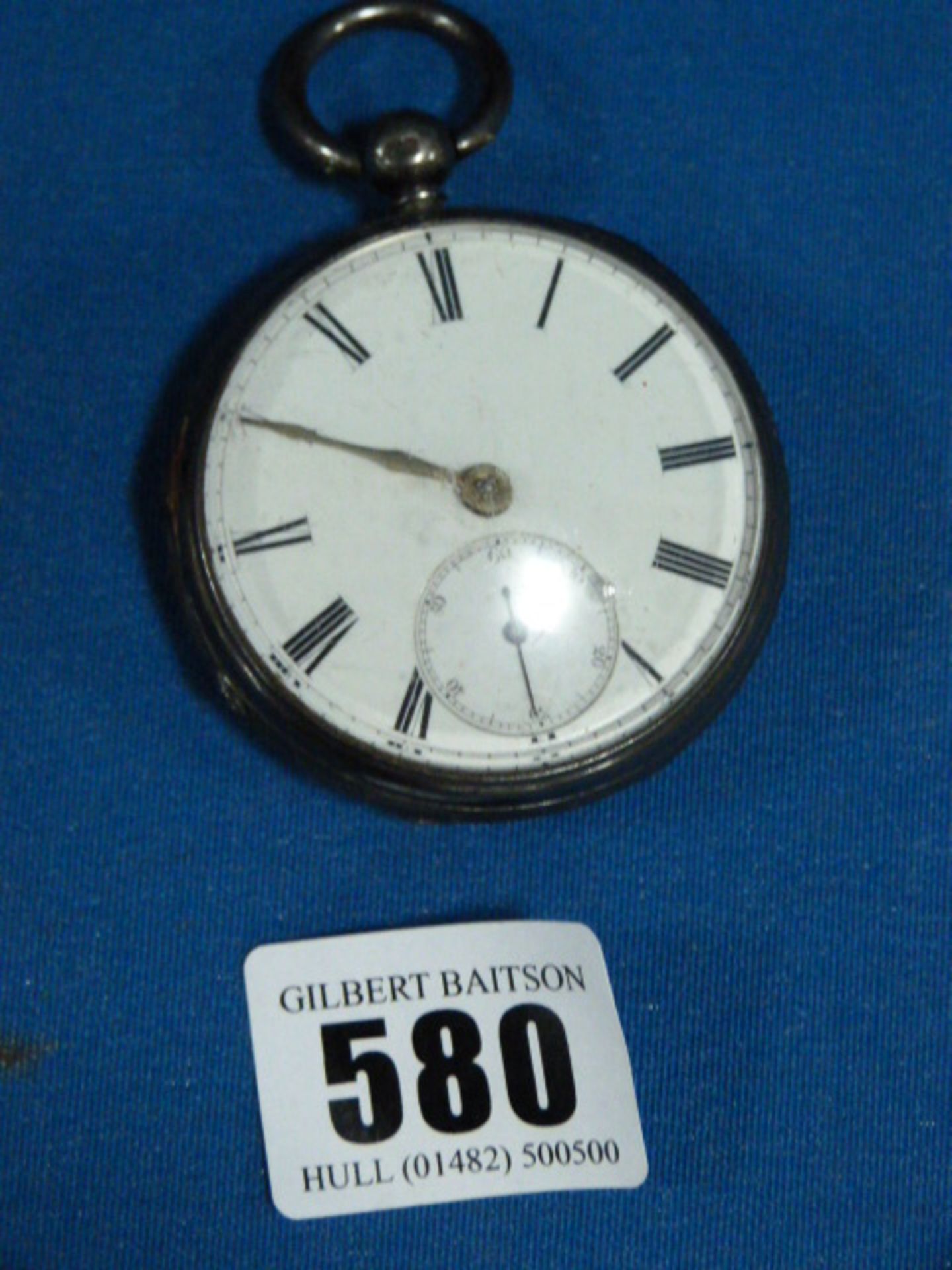 Silver Pocket Watch - Image 2 of 2