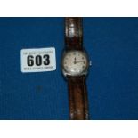 Gent's Vintage Silver Wrist Watch