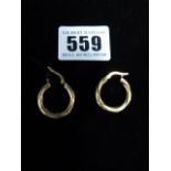 Pair of 9ct Gold Earrings