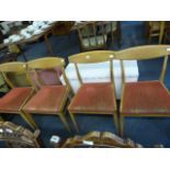 Set of 4 1960's Dining Chairs