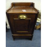 Oak Cased Coal Scuttle